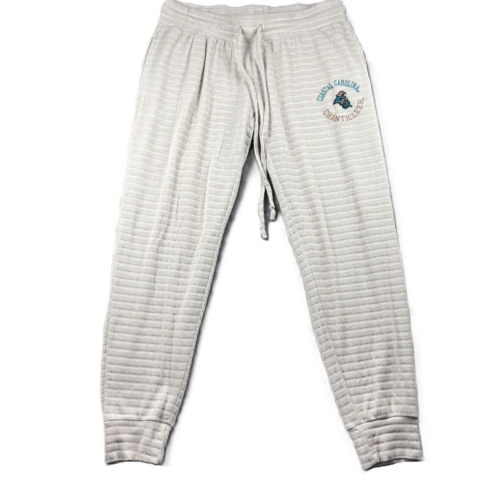 Liv Casual Women NCAA Stitched Logo Repose Pants Coastal Carolina Large G330